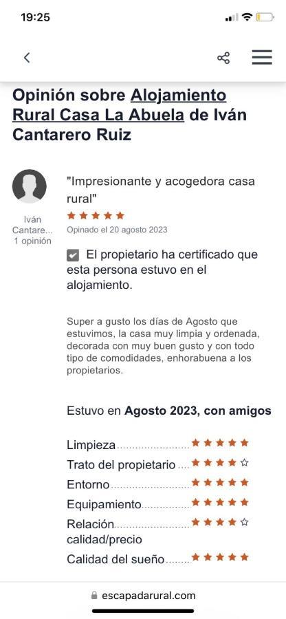Alojamiento Rural Casa La Abuela Arbuniel Buitenkant foto